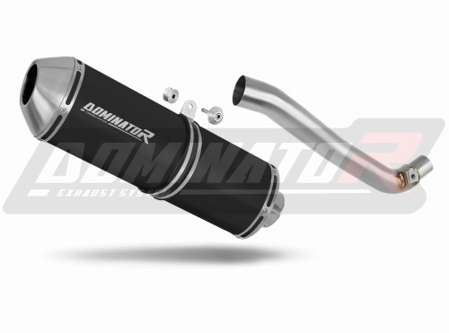 Auspuff Schalldämpfer DOMINATOR OVR schwarz passend für Suzuki DR 650SE 1997  2009