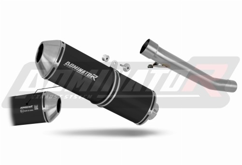 Auspuff Schalldämpfer DOMINATOR homologiert OVR schwarz passend für Suzuki GSXF 600 1998  2006