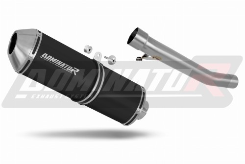 Auspuff Schalldämpfer DOMINATOR OVR schwarz passend für Suzuki GSXF 600 1998  2006