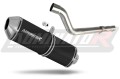 Auspuff Schalldämpfer DOMINATOR OVR schwarz passend für Suzuki DRZ 400 SM / S