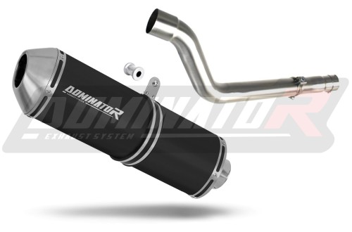 Auspuff Schalldämpfer DOMINATOR OVR schwarz passend für Suzuki DRZ 400 SM / S
