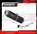Auspuff Schalldämpfer DOMINATOR OVR schwarz passend für Suzuki BURGMAN 400 2007  2016 2