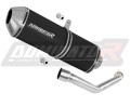 wydech tłumik DOMINATOR OVR CZARNY pasujący do motocykla Suzuki BURGMAN 400 1998 - 2002