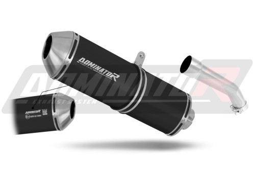 wydech tłumik DOMINATOR Homologowany OVR CZARNY pasujący do motocykla Kawasaki ZX10R 2004 - 2005
