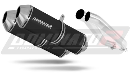 wydech tłumik DOMINATOR OVR CZARNY pasujący do motocykla Kawasaki Z1000 2003 - 2006
