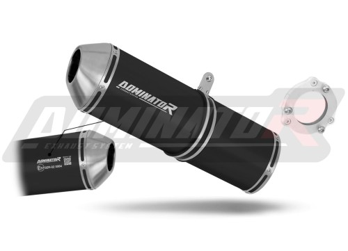 Auspuff Schalldämpfer DOMINATOR homologiert OVR schwarz passend für Kawasaki ZX9R 1994  2002