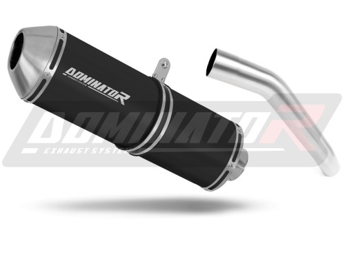 Auspuff Schalldämpfer DOMINATOR OVR schwarz passend für Kawasaki Z750 2007  2012 3
