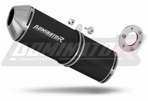 Auspuff Schalldämpfer DOMINATOR OVR schwarz passend für Kawasaki ZR7 / ZR7S 1999  2004