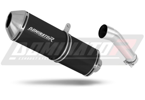 Auspuff Schalldämpfer DOMINATOR OVR schwarz passend für Kawasaki ER 5 500 1996  2006