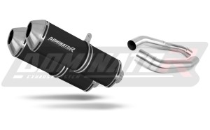 Honda CBR 1000F DUAL 1988 - 2000 Schalldämpfer Auspuff OVR BLACK + dB killer