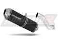 Auspuff Schalldämpfer DOMINATOR OVR schwarz passend für Honda VFR 750 1993  1997