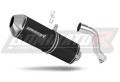 Auspuff Schalldämpfer DOMINATOR OVR schwarz passend für Honda XL 700 V TRANSALP 2008  2014