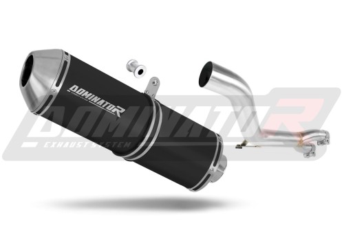 exhaust muffler DOMINATOR OVR BLACK fits to Honda NT 650 V DEAUVILLE RC47 1998  2005