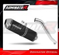Auspuff Schalldämpfer DOMINATOR OVR schwarz passend für Honda XL 600 V TRANSALP 1987  2000