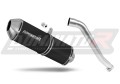 Auspuff Schalldämpfer DOMINATOR OVR schwarz passend für Honda XL 600 V TRANSALP 1987  2000 3