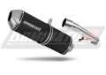 Auspuff Schalldämpfer DOMINATOR OVR schwarz passend für Honda CBF 600 2008  2013