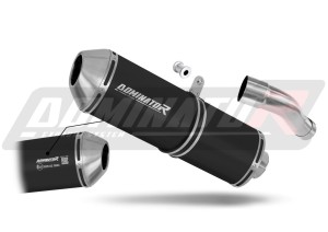 Honda CB 600F HORNET PC41 2007 - 2013 EU Homologiert genehmigt Schalldämpfer Auspuff OVR BLACK