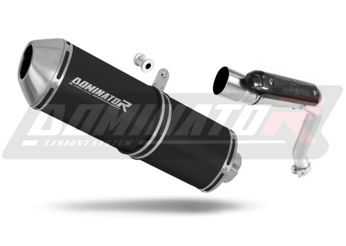 Auspuff Schalldämpfer DOMINATOR OVR schwarz passend für Honda CB 600F HORNET 2003  2006 3