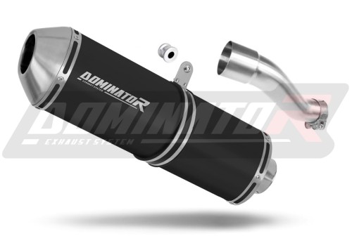 wydech tłumik DOMINATOR OVR CZARNY pasujący do motocykla Honda CB 500 X 2017 - 2019