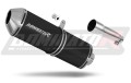 Auspuff Schalldämpfer DOMINATOR OVR schwarz passend für Derbi Terra Adventure 125 2008  2015