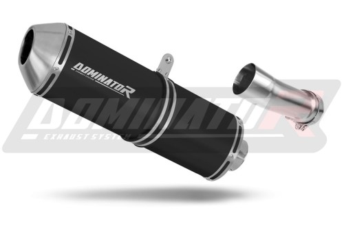 Auspuff Schalldämpfer DOMINATOR OVR schwarz passend für BMW R1200RS 2015  2018