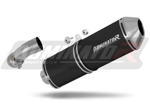 Auspuff Schalldämpfer DOMINATOR OVR schwarz passend für BMW R1200R 2010  2014 3