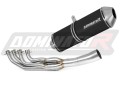 complete exhaust system with muffler DOMINATOR Full System OVR BLACK fits to BMW K1200RS 1997  2000