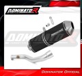 Auspuff Schalldämpfer DOMINATOR OVR schwarz passend für BMW R1100R  3
