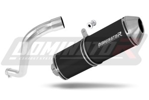 BMW F650 FUNDURO Schalldämpfer Auspuff OVR BLACK + dB killer