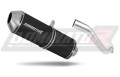 Auspuff Schalldämpfer DOMINATOR OVR schwarz passend für Aprilia Tuono V4 R APRC 2011  2014