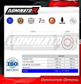 wydech tłumik DOMINATOR OVR CZARNY pasujący do motocykla Aprilia RSV 1000 R 2004 - 2009 2