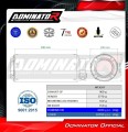 Honda CBR 650 R / E-Clutch 2024 - 2025 Collector Manifold Full Exhaust System Muffler Auspuff Sportauspuff Silencer Echappement Silencieux Scarico Scarichi Escape Wydech Tłumik GP BLACK Dominator Exhaust System 6