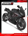 komplette Auspuffanlage mit Schalldämpfer DOMINATOR Full System Titan HP8 passend für Honda CB 650 R / EClutch 2024  2025 3