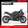 komplette Auspuffanlage mit Schalldämpfer DOMINATOR Full System HP8 schwarz passend für Honda CB 650 R / EClutch 2024  2025 2