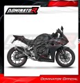 Honda CB 650 R / E-Clutch 2024 - 2025 Collector Manifold Full Exhaust System Muffler Auspuff Sportauspuff Silencer Echappement Silencieux Scarico Scarichi Escape Wydech Tłumik S6 BLACK Dominator Exhaust System 4