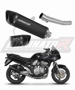 Suzuki GSF BANDIT 1200 1996 - 2000 EU Homologiert genehmigt Schalldämpfer Auspuff HP6 BLACK