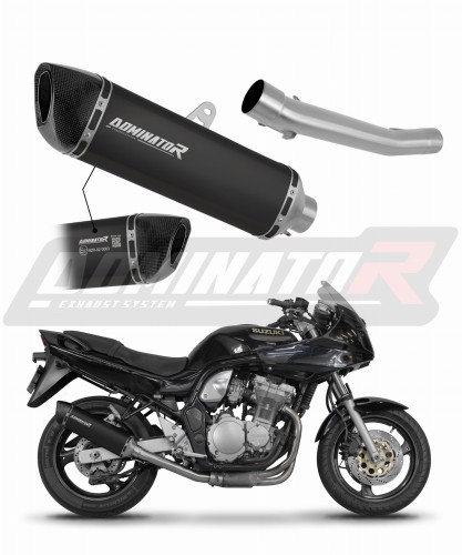 Auspuff Schalldämpfer DOMINATOR homologiert HP6 schwarz passend für Suzuki GSF BANDIT 1200 1996  2000