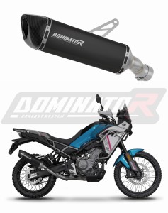 CF MOTO 450 MT 2024 Schalldämpfer Auspuff HP6 BLACK + dB killer