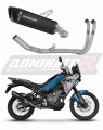kompletny układ wydechowy z tłumikiem DOMINATOR Full System HP6 CZARNY pasujący do motocykla CF MOTO 450 MT 2024