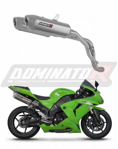 Auspuff Schalldämpfer DOMINATOR S6 passend für Kawasaki ZX10R 2006  2007