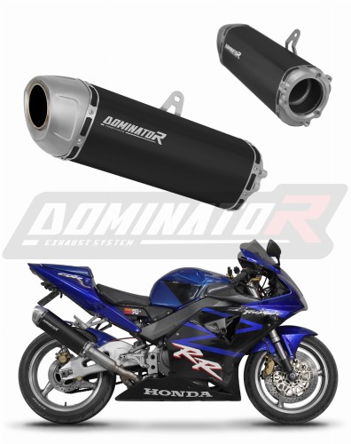 Auspuff Schalldämpfer DOMINATOR S6 schwarz passend für Honda CBR 954 2002  2003