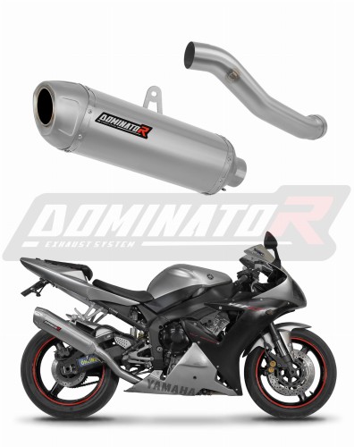 Auspuff Schalldämpfer DOMINATOR S6 passend für Yamaha YZF R1 1000 RN09 2002  2003