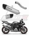 exhaust muffler DOMINATOR homologated road legal titanium HP6 fits to Yamaha YZF R1 1000 RN09 2002  2003