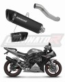 wydech tłumik DOMINATOR Homologowany HP6 CZARNY pasujący do motocykla Yamaha YZF R1 1000 RN09 2002 - 2003
