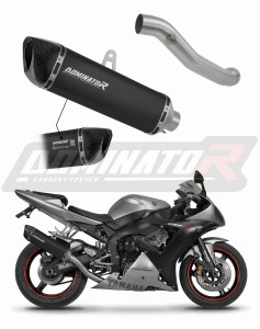 Yamaha YZF R1 1000 RN09 2002 - 2003 EU Homologiert genehmigt Schalldämpfer Auspuff HP6 BLACK + dB killer