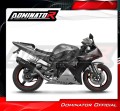 exhaust muffler DOMINATOR homologated road legal HP6 BLACK fits to Yamaha YZF R1 1000 RN09 2002  2003 5