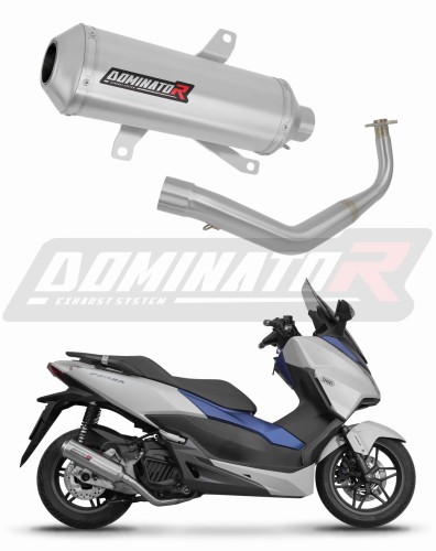 komplette Auspuffanlage mit Schalldämpfer DOMINATOR Full System OV G2 passend für Honda NSS 125 FORZA 2017  2020