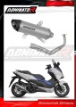 komplette Auspuffanlage mit Schalldämpfer DOMINATOR Full System Titan HP8 passend für Honda NSS 125 FORZA 2017  2020 2