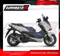 kompletny układ wydechowy z tłumikiem DOMINATOR Full System HP8 CZARNY pasujący do motocykla Honda NSS 125 FORZA 2017 - 2020 5