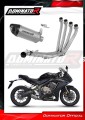 komplette Auspuffanlage mit Schalldämpfer DOMINATOR Full System Titan HP8 passend für Honda CB 650 R 2019  2023 2